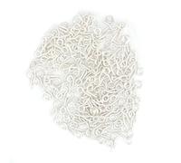 Sonew 200 pcs Épingles à œil à Crochets, Oeil Goupilles Vis Oeillets Crochets Filetés Bails pour l'Argile, Résine, Perle, Fabrication de Bijoux en Plastique