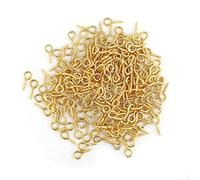 Sonew 200 pcs Fabrication Bijoux, Oeil Goupilles Vis Oeillets Crochets Filetés Bails Résultats pour l'Argile, Résine, Perle, Fabrication de Bijoux en Plastique, Kit fabrication bijoux acier inoxydable