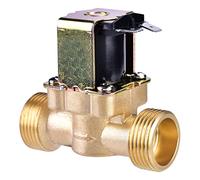 Sonew 3/4 Valve électrique Solénoïde en Laiton Valve D'eau Magnétique, DC 24V pour le Contrôle de L'eau, Pas de Consommation D'énergie, Ayant une stabilité Directe de L'ajustement de