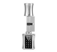 Sonew 3 en 1 Serrure Connectée, Serrure de Porte Biométrique Intelligente À Empreinte Digitale, Empreinte Digitale + Clé + Mot De Passe pour La Maison, Les Appartements(70 MM)