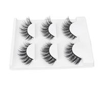 Sonew 3 Paires de Faux Cils Magnétiques, Faux Cils 5D Coupe-vent Réutilisables avec Technologie Magnétique pour un Effet Yeux Profonds