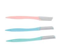 Sonew 3pcs Rasoirs à Sourcils, Rasoir pour l'épilation des Joues Outil de dermaplaning exfoliant pour Femmes et Hommes