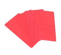 Sonew 4 Pièces Modèle D'estampage D'ongles Modèle D'impression en Silicone Souple 3D pour Salon D'art D'ongle, Moule de Pochoir de Sculpture D'ongles Bricolage