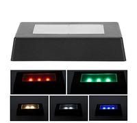 Sonew 7 Couleur bases Base D'affichage LED à Changement de cristal clair de Couleur pour Statues et Bijoux en Cristal 3D avec Options D'alimentation USB et Batterie(non incluse)
