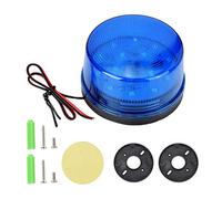 Sonew 9-12V bleu signal d'alarme,d'alarme de balise de stroboscope de LED bleue clignotant la lumière sans son Antidéflagrant, anti-poussière, peut être utilisé sur le terrain