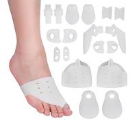 Sonew 9 Paires de Correcteurs D'oignons, Séparateurs D'Orteils en Silicone pour Soulager la Douleur et L'alignement des Orteils, avec un Matériau Souple et Flexible pour Marcher Pieds