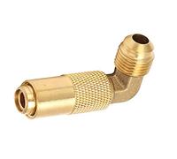 Sonew Adaptateur de Recharge de Conception du Coude à 90 Degrés avec Connexion Compacte pour Une Utilisation Efficace de l'espace, Une Construction en Laiton pour la Résistance à la