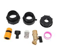 Sonew Adaptateur IBC en Laiton avec Filetage S60x6, Robinet à Vanne