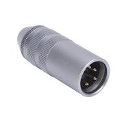 Sonew Adaptateur Portable XLR Mâle à 4 Broches vers Femelle Symétrique de 2,5 Mm pour Microphones, Mixeurs et Haut-parleurs, Connexion Plug and Play Facile