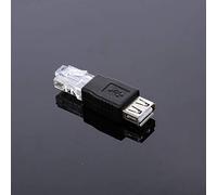 Sonew Adaptateur USB vers RJ45 USB2.0 Femelle à Ethernet RJ45 Male Connecteur Adaptateur Plug pour Le Modem ou Routeur ADSL avec Interface USB, Léger et Portable