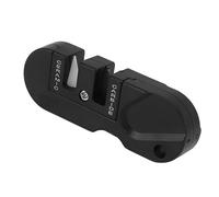 Sonew Aiguiseur de Couteaux de Poche 4 en 1, Outil D'affûtage de Lame en Acier au Tungstène avec Tige Galvanisée pour Couteau de Coupe, Couteau Occidental, à Fruits