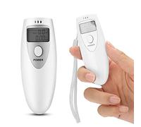 Sonew Alcootest Electronique Ethylotest, Résultats Rapides et Précis du Taux d'alcool Portable Écran Unique Testeur Numérique d'alcool EK Analyseur(Blanc)