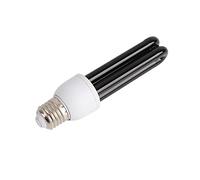 Sonew Ampoule Noire UV, Ampoule CFL Fluorescente Ultraviolette UV E27 à Lumière Noire, Lampe Germicide à Barre, Vérification des Cartes d'identité et des Devises (Couleur assortie)