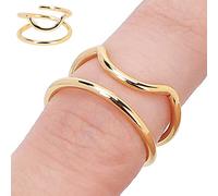 Sonew Anneau à Ongles Index, Bague de Couverture de Capuchon à Ongles en Métal Vintage, Ongle de Ongles Charme pour Femmes Filles (3046 or)