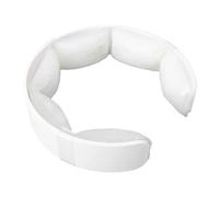 Sonew Anneau de Cou de Glace, Enveloppe de Cou Rafraîchissante, Portable, avec Conception Ergonomique PCM, pour les Voyages en Plein Air et le Bureau (WHITE)