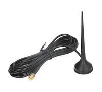 Sonew Antenne GSM Omnidirectionnelle 5dbi Gain SMA Tête Mâle avec Base Magnétique pour Une Amélioration