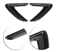 Sonew Autocollants de Garniture de Couvercle de Ventilation Latérale, Série 3 F30 2012-2016, Installation Facile, ABS de Haute qualité (Motif en fibre de carbone)