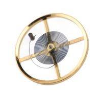 Sonew Balancier de Montre de Remplacement 3135 avec Pièce de Réparation de Ressort à Cheveux, Conception en Métal Bleu pour Un Chronométrage Précis