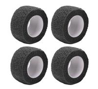 Sonew Bandage Auto-adhésif, Bandage élastique Cohésif avec Bords Dentelés pour un Retrait Facile et Propre, Matériau en Coton pour le Soutien Athlétique Sportif (BLACK)