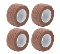 Sonew Bandage Auto-adhésif, Bandage élastique Cohésif avec Bords Dentelés pour un Retrait Facile et Propre, Matériau en Coton pour le Soutien Athlétique Sportif (Café)