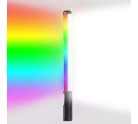 Sonew Bâton lumineux RVB 15 W, température de couleur 2500 K-9000 K, 21 modes d'éclairage, bâton lumineux LED double face pour la photographie