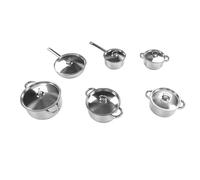 Sonew Batterie de Cuisine Professionnelle en Acier Inoxydable - Ensemble de 12 Casseroles et Poêles de Cuisine avec Couvercles et Ustensiles pour Cuisinière à gaz/électrique/à Induction -