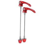 Sonew Bicycle Hub Release Skewer Lever - Aluminium Alloy 100mm Front, 135 Mm Arrière - Compatible avec Les Vélos de Montagne et de Route, Disponibles en Cinq Couleurs à la Mode (Rouge)