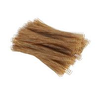 Sonew Bobine de Reliure en Spirale, 100 Pièces, capacité de 170 Feuilles, Diamètre de 19mm, 48 4 : Jeu de Pas pour le Format de Lettre (GOLD)