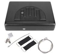 Sonew Boîte de Sécurité à Empreinte Digitale, Coffre-fort Pour Pistolet en Acier, Accès Rapide, Mini Coffre Pour L'argent, Bijoux, Caisses