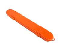 Sonew Boîtier de Stockage de Scie, Boîte de Rangement de Chaîne de Tronçonneuse en Plastique de Grande capacité Boîtier de Transport de Scie électrique (Orange)