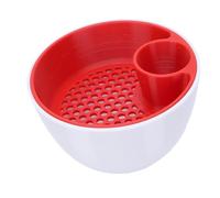 Sonew Bol à Pistache à Double Chambre avec Récipient en Coquille |Bol de Collation et de Service 2 en 3 imprimé en 3D |Poubelle Intégrée pour Noix, Popcorn, |Accessoire Multifonction pour la Maison