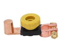 Sonew Borne Négative de Commutateur de Déconnexion de Batterie pour Voitures, Camping-cars et VTT 6 V 12 V 24 - Conception en Laiton ABS