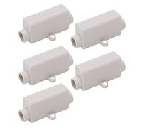 Sonew Bornier de Connecteur de Câble Haute Puissance 5 Pièces 100A 1000V 2,5-16 mm² avec Conception à Double Vis en Laiton ABS pour Boîte de Jonction de Câblage électrique