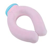 Sonew Bouillotte en Forme de U en PVC, Coussin Chauffant pour le Cou, pour Thérapie Chaude et Froide, avec Couvercle Amovible, 900ml, 8.66x7.28 Pouces