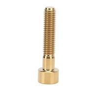 Sonew Boulon de Tige de Vélo en Titane M6X30MM - Boulon de Fixation du Capuchon de la Tige de Casque Résistant à la Rouille pour Réparation de Vélo en Couleur éblouissante (Gold)