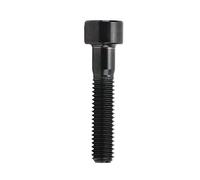 Sonew Boulon de Tige de Vélo en Titane M6X30MM - Boulon de Fixation du Capuchon de la Tige de Casque Résistant à la Rouille pour Réparation de Vélo en Couleur éblouissante (Black)