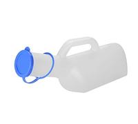 Sonew Bouteille D'urine Portable 1000 Ml Pot de Chambre ABS Transparent avec Couvercle, Collecteur D'urine de Toilette Mobile pour Enfants Adultes Chauffeurs de Bus Longue Distance