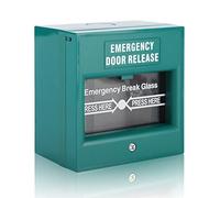 Sonew Bouton D'alarme De Dégagement De Porte De Sortie De Secours Bouton De Sécurité pour Porte De Sécurité Domestique avec Bouton d'urgence 1 Kit D'installation