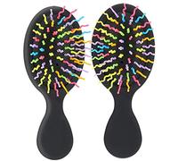 Sonew Brosse à Cheveux Démêlante 2 Pièces, Peigne de Coiffure à Sac à Gaz, Brosse de Soin des Cheveux pour Massage du Cuir Chevelu pour Cheveux Raides épais et Bouclés, Secs et Humides