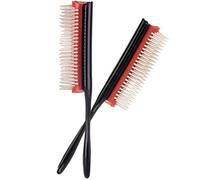 Sonew Brosse à Cheveux Professionnelle à 9 Rangées, Peigne de Coiffure de qualité Salon pour Cheveux Raides et Bouclés, Durable, Antistatique, Semelle en Caoutchouc Dur et Nylon 21 X 6 (Comme montré)