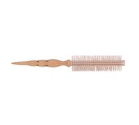 Sonew Brosse à Cheveux Ronde, Brosse de Coiffure en Tube D'aluminium en Bois de Hêtre avec Nylon pour le Séchage par Soufflage, Outil de Coiffure Professionnel pour Salon de