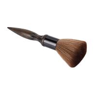 Sonew Brosse à Cou, Manche en Bois Antidérapant, Brosse Douce pour Coupe de Cheveux, Idéale pour les Salons de Coiffure et les Professionnels du Nettoyage Après la Coupe. Fibres (A)