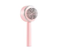 Sonew Brosse de Massage du Cuir Chevelu, Peigne à Cheveux Autonettoyant avec Poignée Ergonomique, pour Soulager le Stress et Prendre Soin des Cheveux, pour Femme (PINK)
