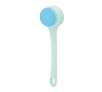 Sonew Brosse électrique pour le Corps, épurateur de Douche étanche avec 4 Têtes de Brosse et Poignée en Silicone Flexible, pour le Nettoyage du Dos et des Zones Difficiles D'accès (GREEN)