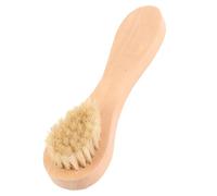 Sonew Brosse Exfoliante pour le Visage avec support en bois de et poils doux naturel pour hommes Femmes