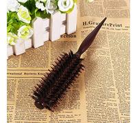 Sonew Brosse ronde de cheveux de poils antistatiques de brosse ronde professionnelle de cheveux de style avec la brosse de cheveux de salon de poignée en bois pour les cheveux épais ou bouclés