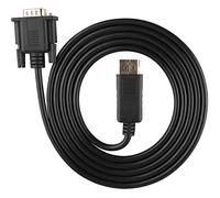 Sonew Câble Adaptateur Display Port vers VGA, Convertisseur de Câble 1.8M Haute Définition 1080p HD Dp vers VGA pour Ordinateur Portable, PC, Moniteur, Projecteur