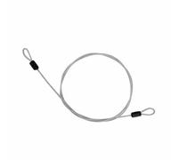 Sonew Câble Antivol de sécurité pour Bagages, Cadenas de Vélo en Fil D'acier gainé de PVC avec Double Boucle, Accessoires de Voyage pour la sécurité des Vélos, Cadenas en U