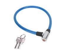 Sonew Câble Antivol Portable Robuste avec 2 Clés - Solution de sécurité pour Vélos, Motos et Plus Encore, Easy Blue (BLUE)