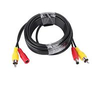 Sonew Câble d'alimentation vidéo + DC, pré-câble d'alimentation tout-en-un pré-câblé, câble en cuivre préfecté pour système de surveillance par caméra DVR avec